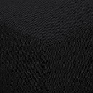 Élément d'angle Seed Tissu Tissu Selva : Anthracite - Largeur : 133 cm - Accoudoir monté à droite (vu de face)