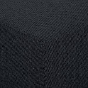 Élément d'angle Seed Tissu Tissu Ramira : Anthracite - Largeur : 133 cm - Accoudoir monté à droite (vu de face)