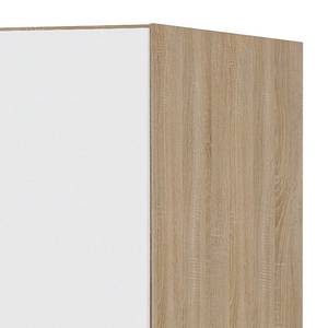 Armoire d'angle Case Imitation chêne de Sonoma / Blanc alpin