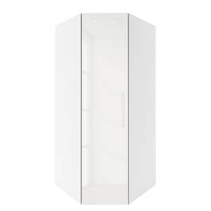 Armoire d'angle KSW Blanc alpin brillant