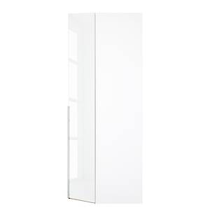 Armoire d'angle Brooklyn VI Blanc polaire / Laqué blanc - 216 cm