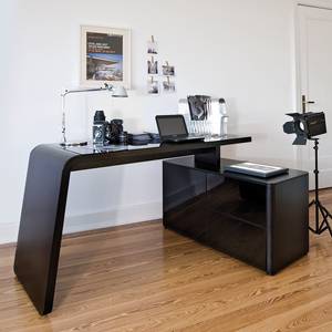 Bureau d'angle CSL 465E Noir - Noir