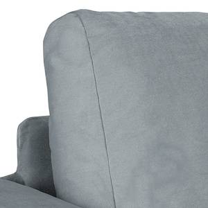 Ecksofa Adamo Microfaser Anthrazith - Longchair davorstehend links