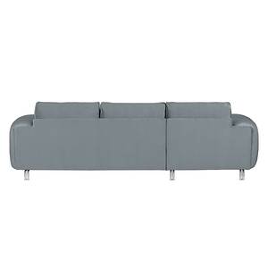 Ecksofa Adamo Microfaser Anthrazith - Longchair davorstehend links