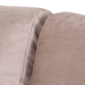 Ecksofa Adamo Microfaser Taupe - Longchair davorstehend rechts