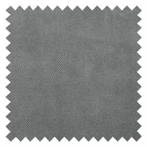 Canapé d'angle Agueada IV Imitation cuir / Tissu - Platine - Méridienne courte à gauche (vue de face)