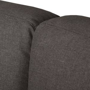 Ecksofa Agueda I Webstoff Braun - Longchair davorstehend links