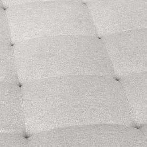 Canapé d'angle Agueda Tissu - Gris clair - Méridienne courte à gauche (vue de face)
