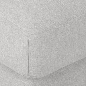 Canapé d'angle Agueda Tissu - Gris clair - Méridienne courte à gauche (vue de face)