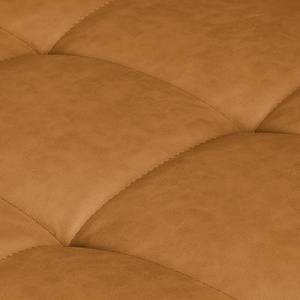 Ecksofa Amarante Kunstleder Cognac - Longchair davorstehend links