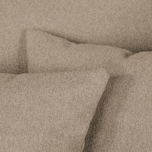 Ecksofa Amarante Webstoff Cappuccino - Longchair davorstehend rechts