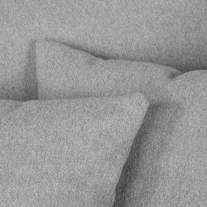 Ecksofa Amarante Webstoff Webstoff - Lichtgrau - Longchair davorstehend rechts