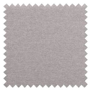 Canapé d'angle Ampio II Tissu Tissu Naya : Gris-Beige - Méridienne courte à gauche (vue de face) - Noir