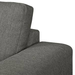 Ecksofa Arietta II Strukturstoff Fango - Longchair davorstehend links