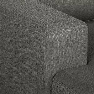 Ecksofa Arietta II Strukturstoff Fango - Longchair davorstehend links