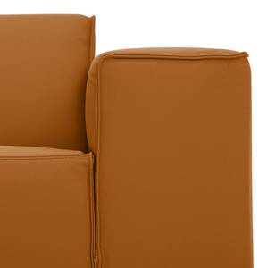 Ecksofa Atlanta Echtleder Echtleder Gad: Cognac I - Longchair davorstehend links