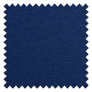 Ecksofa Atlanta Webstoff Stoff Ramira: Blau - Longchair davorstehend rechts