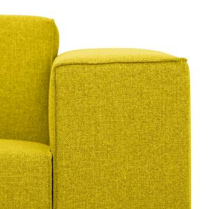 Ecksofa Atlanta Webstoff Webstoff Milan: Gelb - Longchair davorstehend links