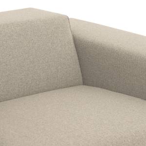 Ecksofa Atlanta Webstoff Stoff Selva: Beige - Longchair davorstehend rechts