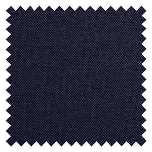 Canapé d'angle Atlanta Tissu Tissu Milan : Bleu foncé - Méridienne courte à droite (vue de face)
