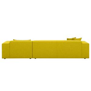 Ecksofa Atlanta Webstoff Webstoff Milan: Gelb - Longchair davorstehend rechts