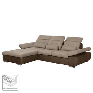 Ecksofa Auletta (mit Schlaffunktion) Microfaser / Webstoff