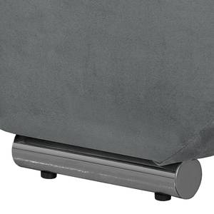 Canapé d'angle Auletta (convertible) Microfibre / Tissu - Gris / Gris clair