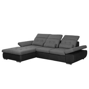 Ecksofa Auletta (mit Schlaffunktion) Microfaser / Webstoff