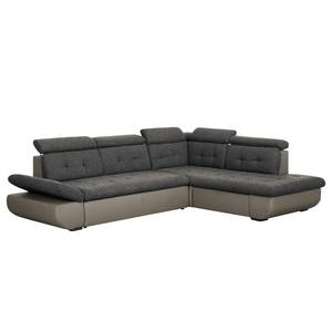 Ecksofa Moco II (mit Schlaffunktion) Braun - Textil - 296 x 95 x 228 cm