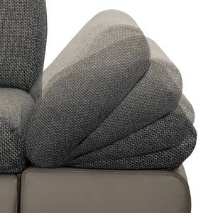 Ecksofa Auletta Webstoff Braun - Textil - 296 x 95 x 228 cm