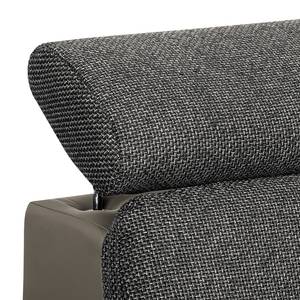 Ecksofa Auletta Webstoff Braun - Textil - 296 x 95 x 228 cm