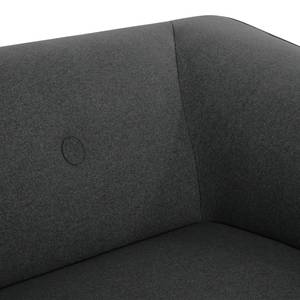 Ecksofa Aya Webstoff Webstoff - Anthrazit - Longchair davorstehend links