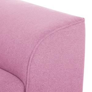 Ecksofa Aya Webstoff Webstoff - Rosa - Longchair davorstehend links