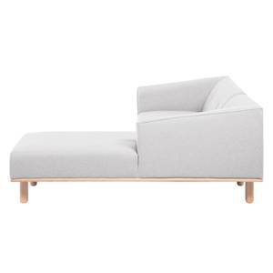 Ecksofa Aya Webstoff Webstoff - Granit - Longchair davorstehend rechts