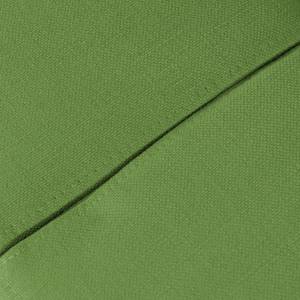 Ecksofa Banfora I Webstoff Grasgrün - Longchair davorstehend links
