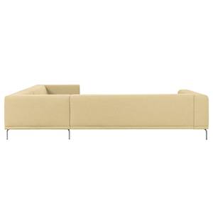 Ecksofa Banfora II Webstoff Beige - Ecke davorstehend rechts