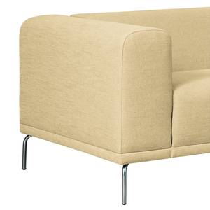 Ecksofa Banfora II Webstoff Beige - Ecke davorstehend links