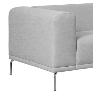 Ecksofa Banfora II Webstoff Grau - Ecke davorstehend links