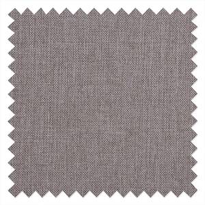 Ecksofa Barnie Webstoff Taupe - Longchair davorstehend rechts