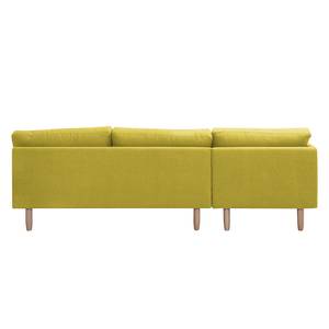 Ecksofa Bedale Webstoff Lemon - Longchair davorstehend links