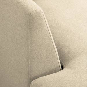 Ecksofa Bedale Webstoff Warmes Beige - Longchair davorstehend links