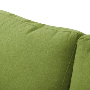 Canapé d'angle Bedale Tissu Avocat - Méridienne courte à droite (vue de face)