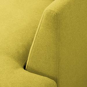 Ecksofa Bedale Webstoff Lemon - Longchair davorstehend rechts