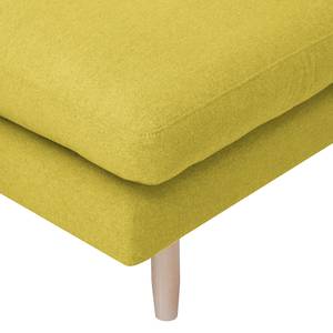 Ecksofa Bedale Webstoff Lemon - Longchair davorstehend rechts