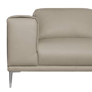 Ecksofa Beloha Echtleder Cappuccino - Longchair davorstehend rechts