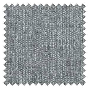 Ecksofa Belzoni Webstoff Granit - Longchair davorstehend rechts - Schlaffunktion