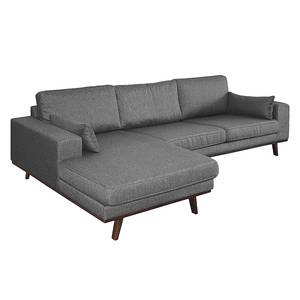 Ecksofa Billund Grau - Longchair davorstehend links