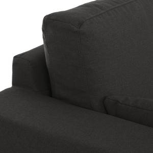 Hoekbank BOVLUND met chaise longue geweven stof - Longchair vooraanzicht links