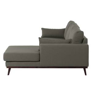 Divano con chaise longue BOVLUND Tessuto - Longchair preimpostata a destra