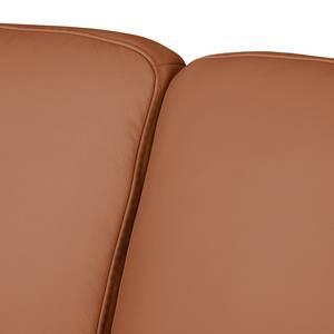 Ecksofa Bivona II Echtleder Cognac - Longchair davorstehend links